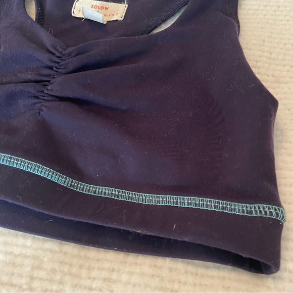 Navy Blue Sports Bra - Picture 2 of 5